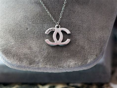 chanel inspired necklace replica|fake chanel necklace.